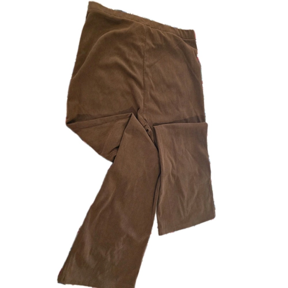 Kirious Women's High Rise Brown Corduroy Pants Size Medium
